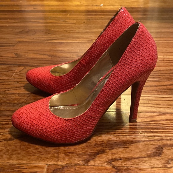 Steve Madden Snakeskin Heels - Picture 2 of 4